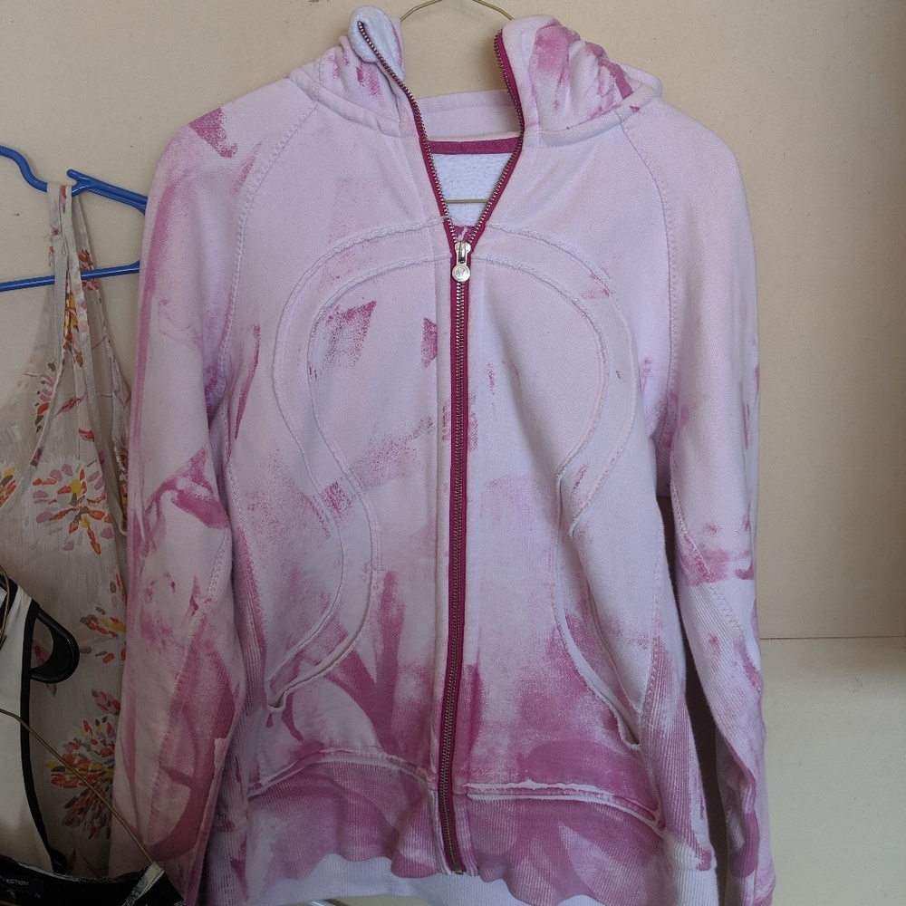 Lululemon tye dye scuba hoodie